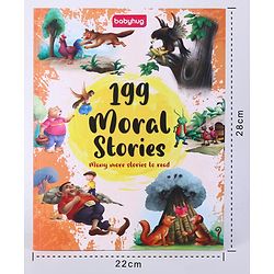 Babyhug 199 Moral & Fairy Tale Stories Books|Self teaching Stories|Colourful Illustration|Pack of 2 |English|2 to 6 Years