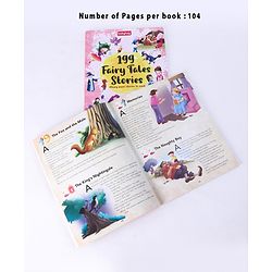 Babyhug 199 Moral & Fairy Tale Stories Books|Self teaching Stories|Colourful Illustration|Pack of 2 |English|2 to 6 Years