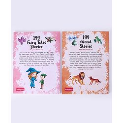 Babyhug 199 Moral & Fairy Tale Stories Books|Self teaching Stories|Colourful Illustration|Pack of 2 |English|2 to 6 Years