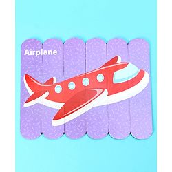Babyhug Things That Move 18 Double Side Stick Wooden Puzzle Set| Montessori Pre-School Educational and Learning Toy For 3-6 Years Kids| 6 Different Design Fun & Interesting Way To Learn Things Stick Puzzle| BIS Certified