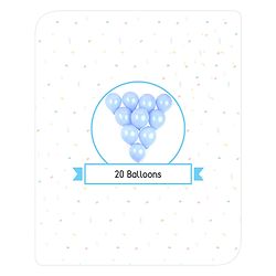 Babyhug Half Birthday Party Decor Kit Blue - Pack of 24