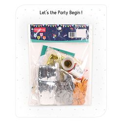 Babyhug Gold & Silver Foil Balloon Decoration Set - Pack of 45