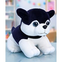 Babyhug Wolf Dog Soft Toy Blue White - Height 40 cm
