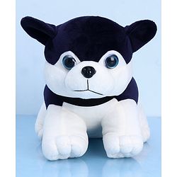 Babyhug Wolf Dog Soft Toy Blue White - Height 40 cm