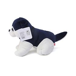 Babyhug Wolf Dog Soft Toy Blue White - Height 40 cm