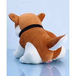 Babyhug Wolf Dog Soft Toy Blue White - Height 40 cm