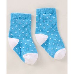 Cute Walk by Babyhug Anti Bacterial Ankle Length Terry Socks Pack of 3 - Light & Navy Blue Grey
