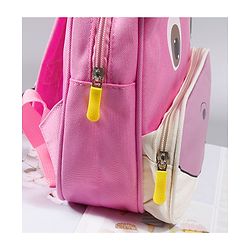 Babyhug Cow Design Fashion Backpack - Pink