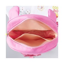 Babyhug Cow Design Fashion Backpack - Pink