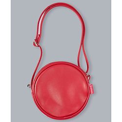 Babyhug Unicorn Shimmered Sling Bag - Red