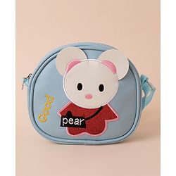 Babyhug Rat Patch Sling Bag - Blue