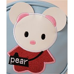 Babyhug Rat Patch Sling Bag - Blue