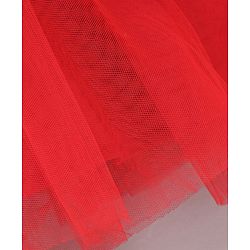 Babyhug Full Sleeves Frock Checked Print  - Red