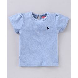 Babyhug Half Sleeves Solid Tee Pack of 3 - Yellow Pink Blue
