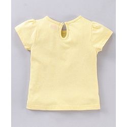 Babyhug Half Sleeves Solid Tee Pack of 3 - Yellow Pink Blue